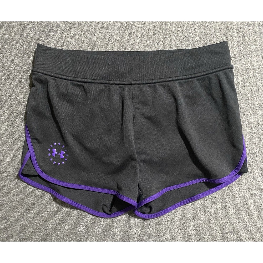 Under Armour Freedom Shorts Womens Loose Fit Lined Heat Gear Running Size M